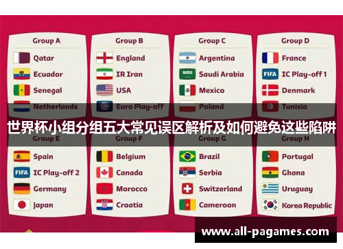 世界杯小组分组五大常见误区解析及如何避免这些陷阱